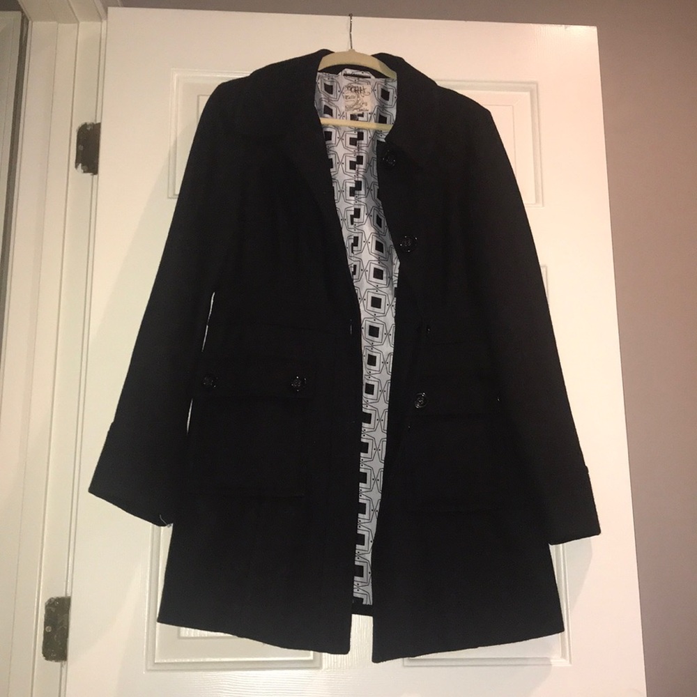 Black pea coat